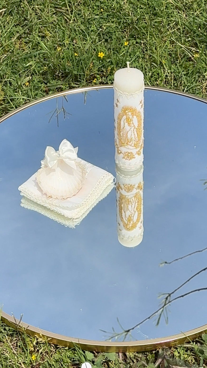 Charro blanco y oro